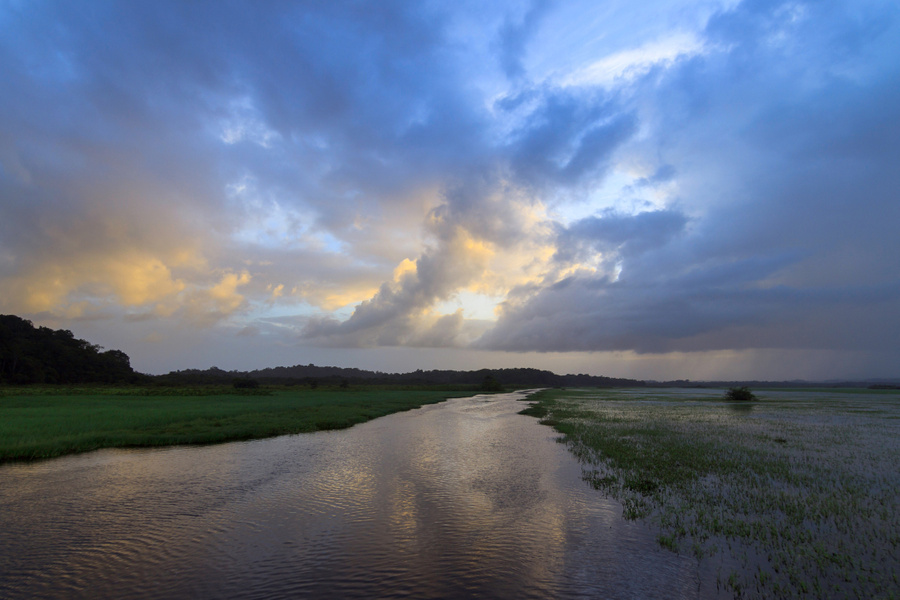 97px Fr Sunset Sur Les Marais De Kaw